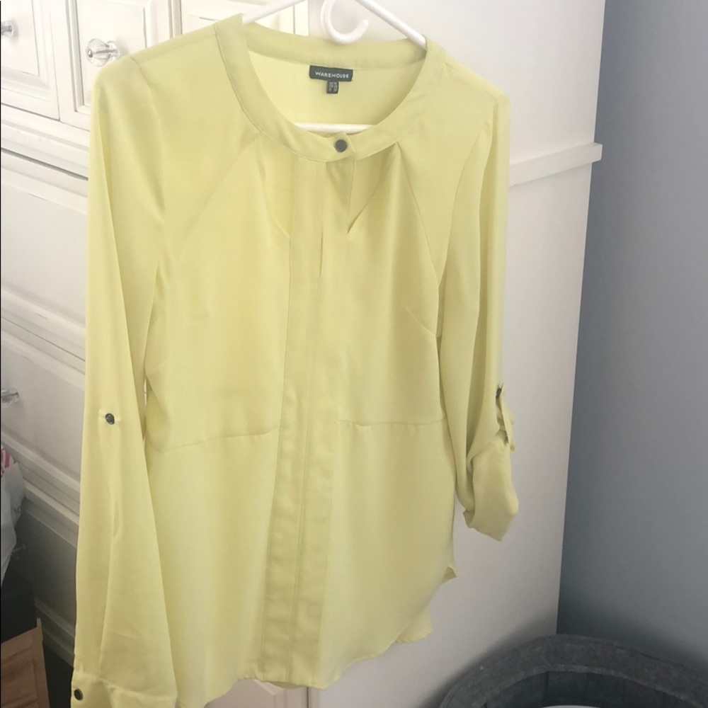 Warehouse lime blouse, shirt!